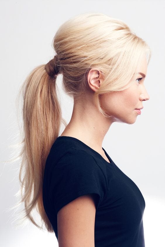 blonde ponytail - Theunstitchd Women's Fashion Blog