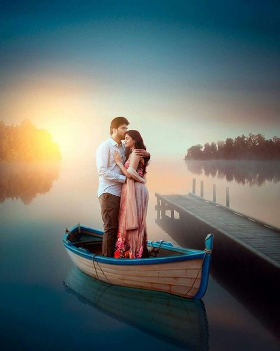 pre wedding shoot in lehenga