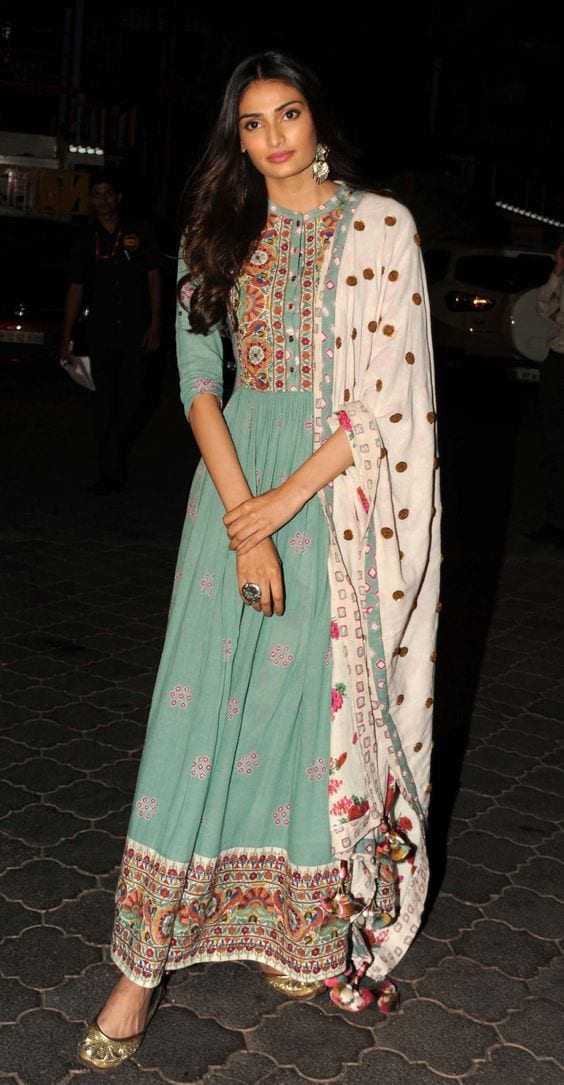 new anarkali pattern