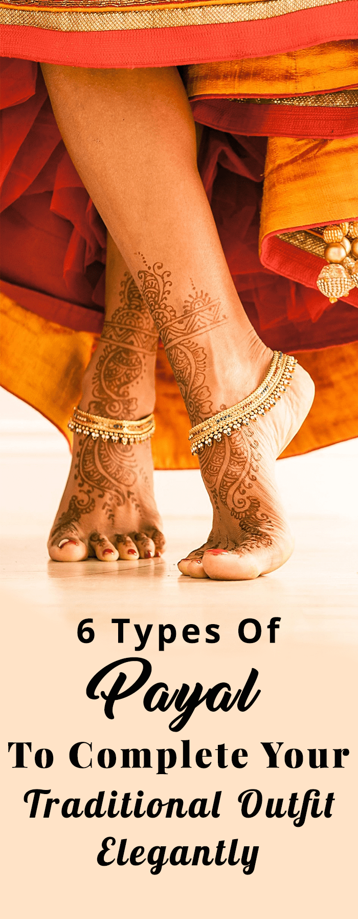 different types of payal