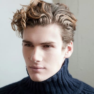 curly pompadour man ⋆ Best Fashion Blog For Men 