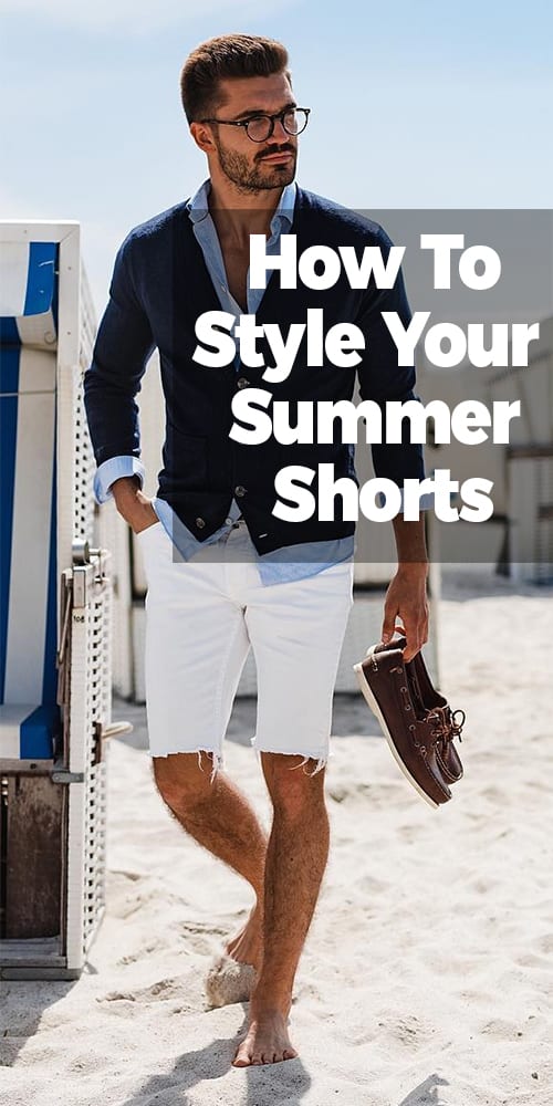 white shorts mens fashion