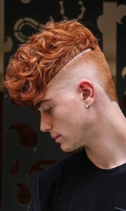 Curly Hair Fade Hairstyle for Men's New Year Eve ⋆ Best Fashion Blog For  Men 