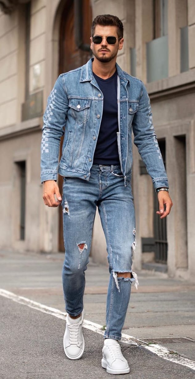 Amazing Denim On Denim Looks For Men Best Fashion Blog For Men Theunstitchd Com