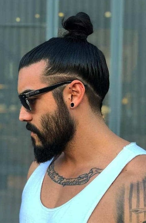 Smooth Man Bun - Hairstyle ideas for Men with long hair ⋆ Best Fashion Blog  For Men 