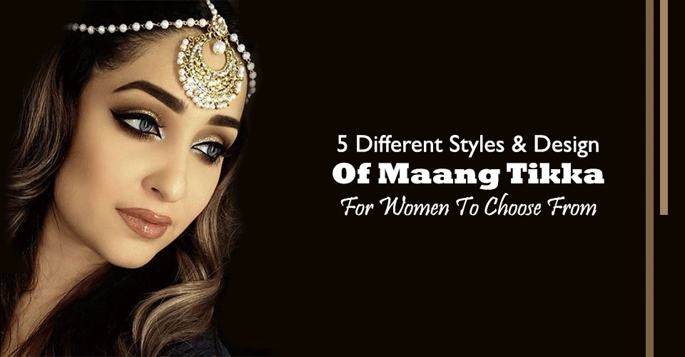 Gold maang tikka with side strings deals