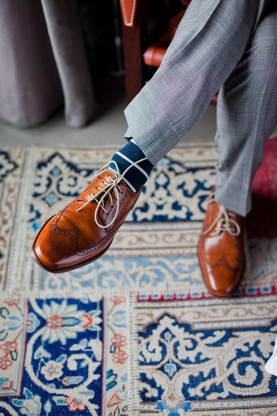 dress shoes with socks for men