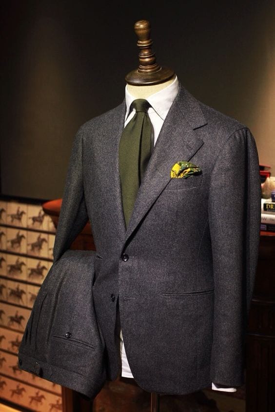 charcoal grey suit men