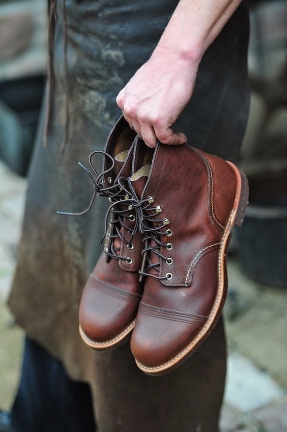 reddish brown fashion boots for men