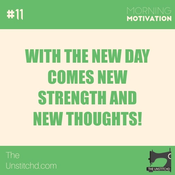 Morning Motivation #11