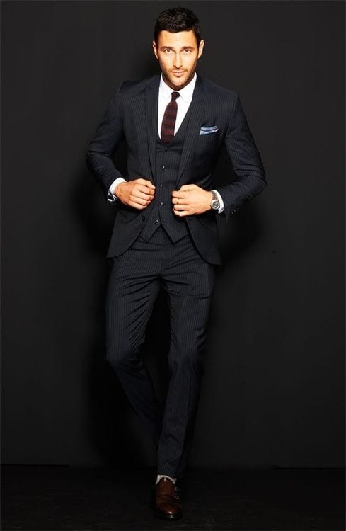 well tailored suit for men