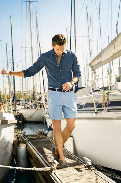 boat wear shorts look