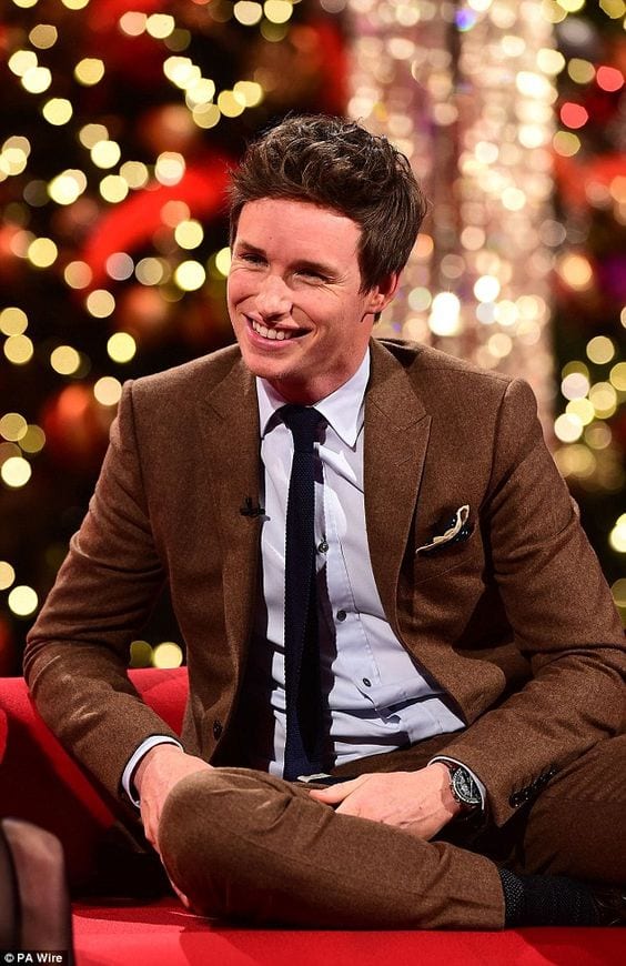 brown suit eddie redmayne