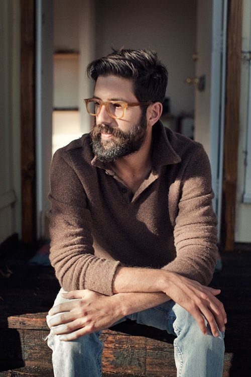 groomed bearded men with glasses