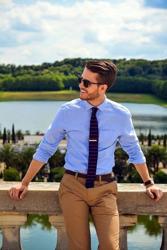 well fitted outfit for men