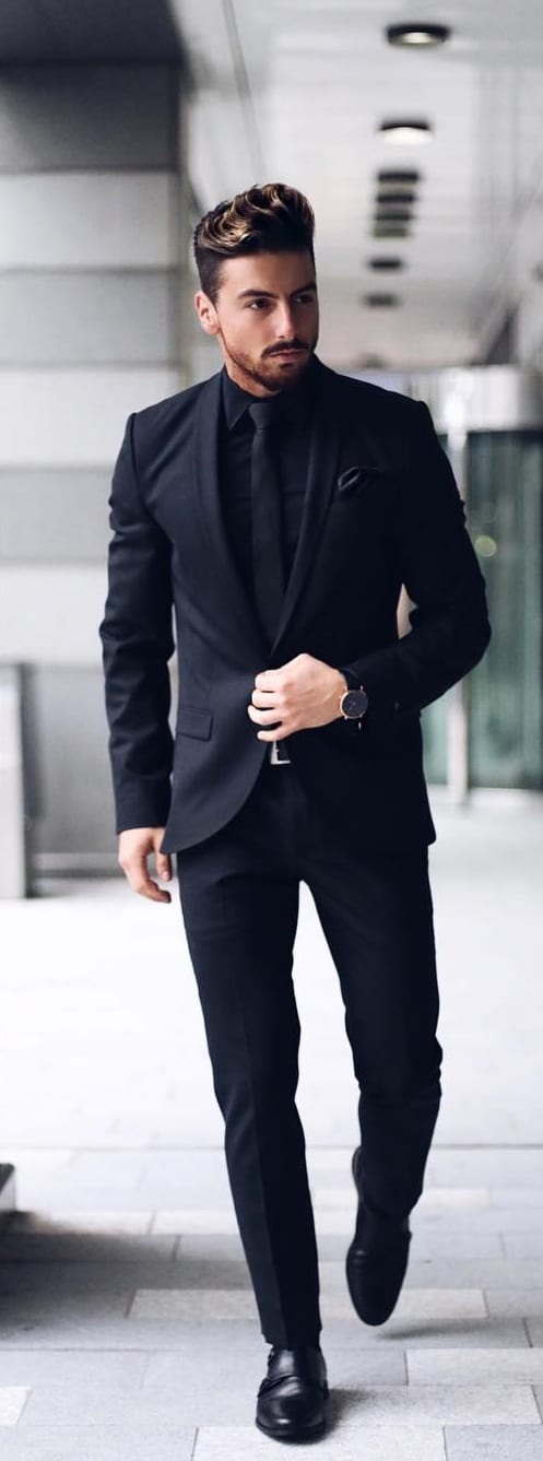 5 Must Have Suits For Men - Black suits