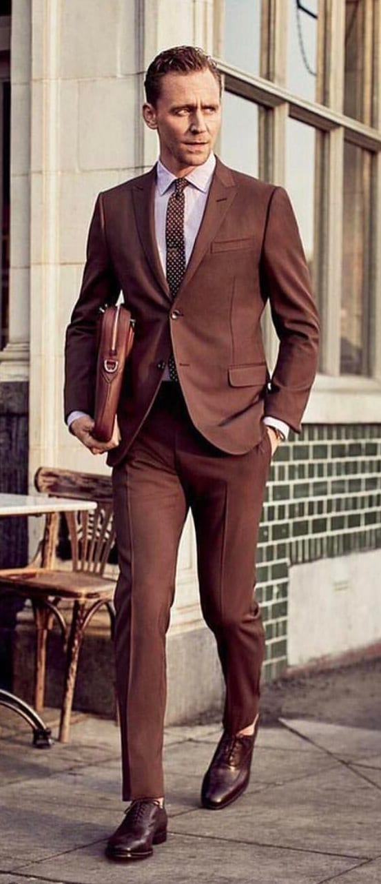 5 Must Have Suits For Men - Brown suit