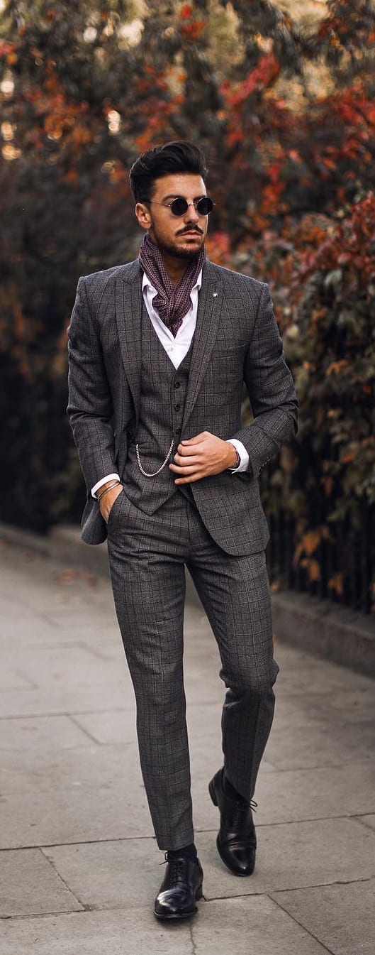 5 Must Have Suits For Men charcoal grey suit