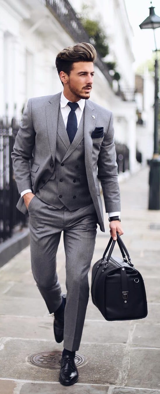 5 Must Have Suits For Men - grey suit