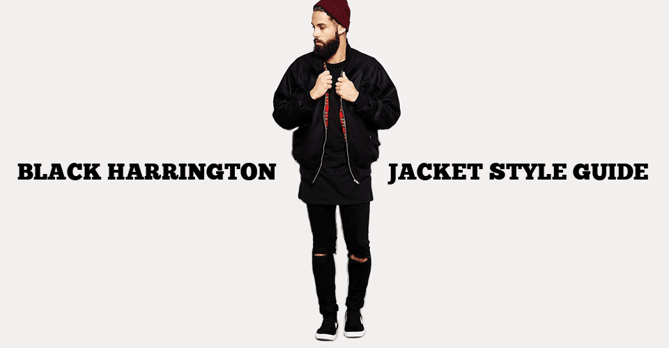 Black Harrington Jacket