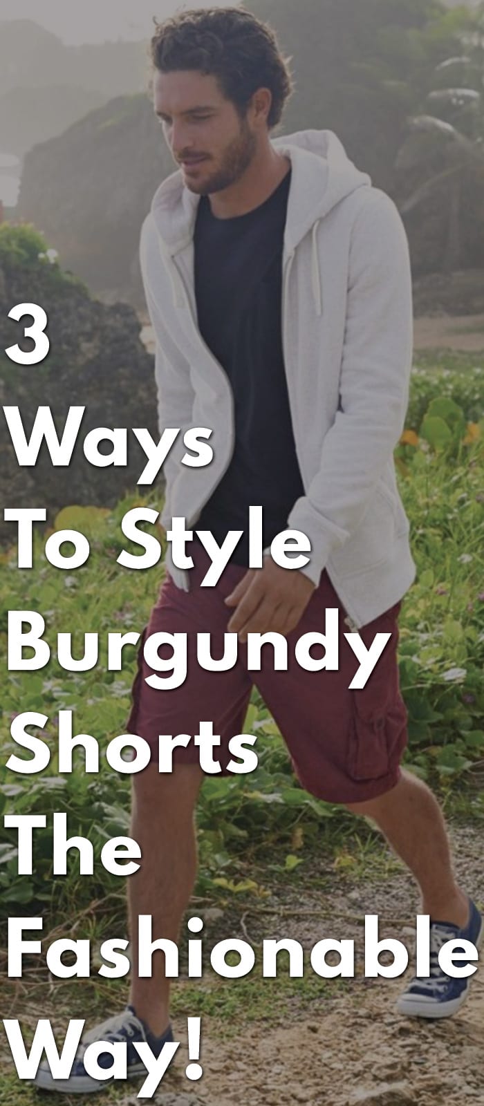 3-Ways-To-Style-Burgundy-Shorts-The-Fashionable-Way!