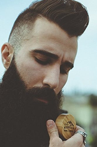 wooden beard brush