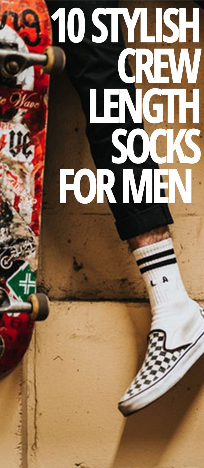 10 CREW LENGTH SOCKS FOR MEN