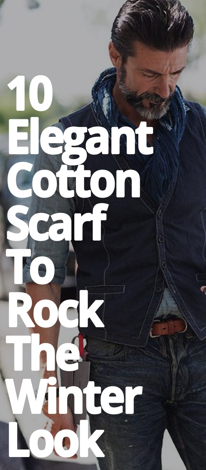 ELEGANT COTTON SCARF TO ROCK THE WINTER