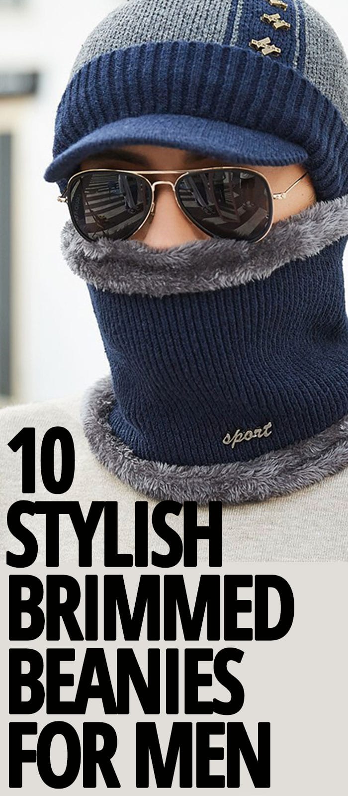 STYLISH BRIMMED BEANIES FOR MEN