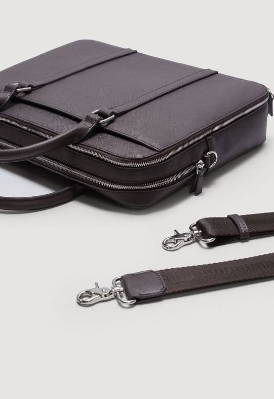 classy black briefcases for men