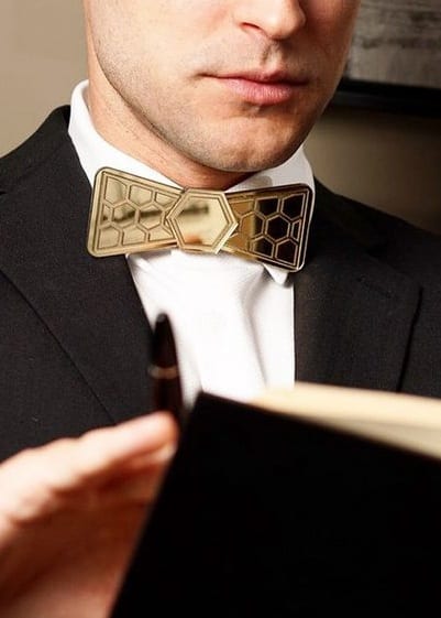 classy hex bow ties