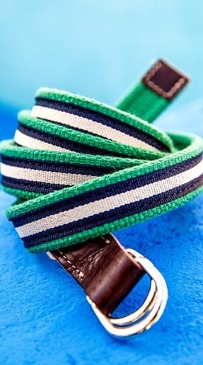 colourful fabric belts