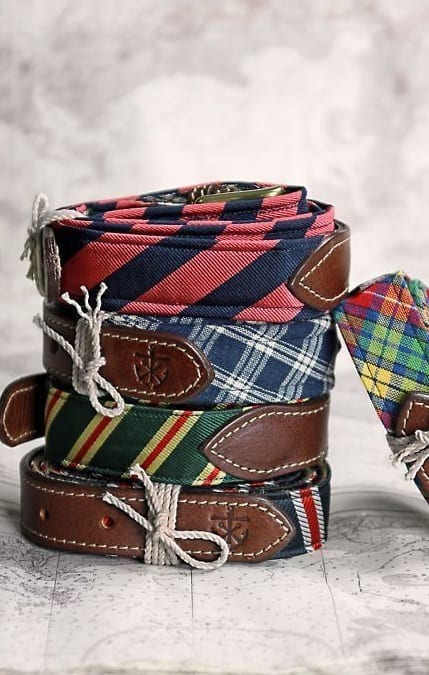 colourful suede belts