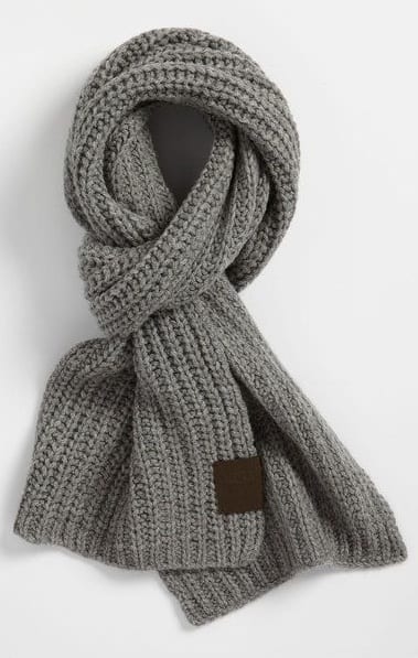 grey scarf for winter