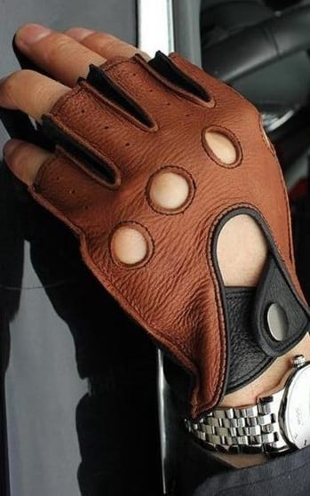 leather driving gloves for classy men
