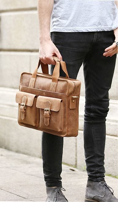 leather laptop bags