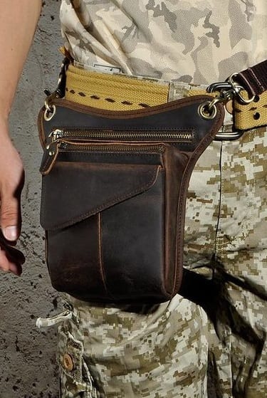 leather waist bags