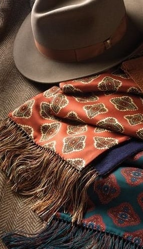 silk scarf for men