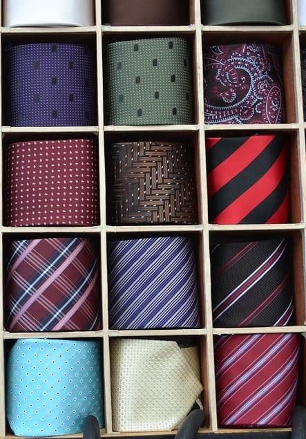 silk tie for men