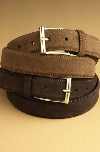 stylish suede belts