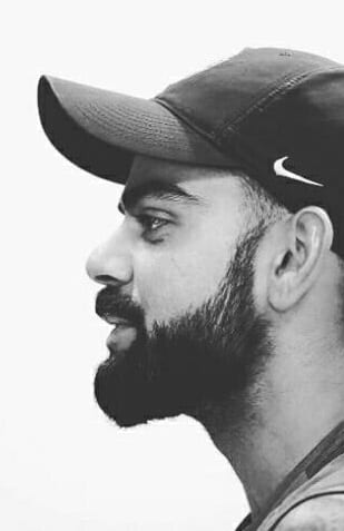 virat kohli with cricket caps