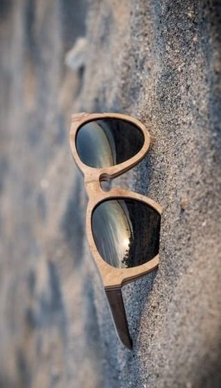 wooden frame sunglasses for men