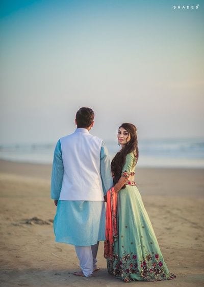 Indo Western for pre wedding photo shoot