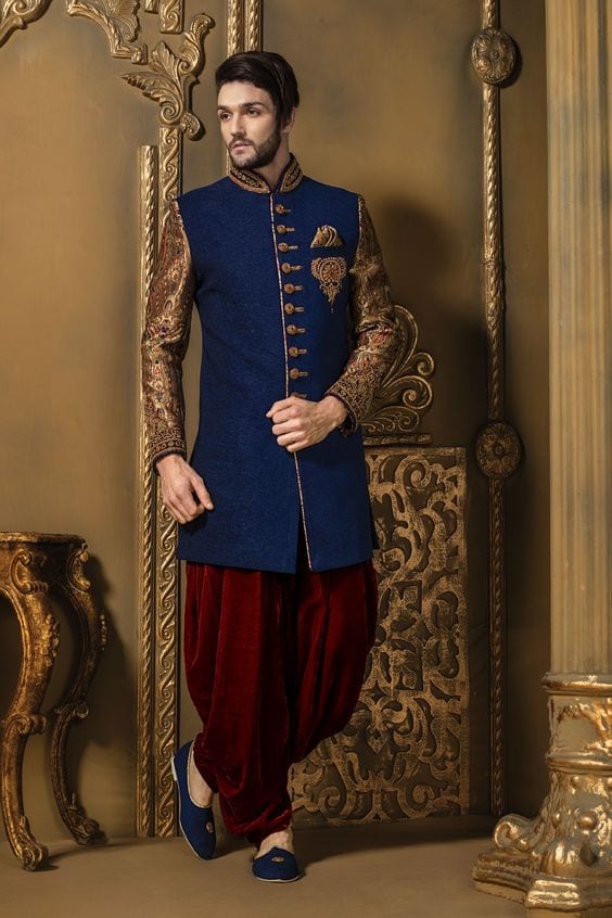 Pathani for wedding ceremony