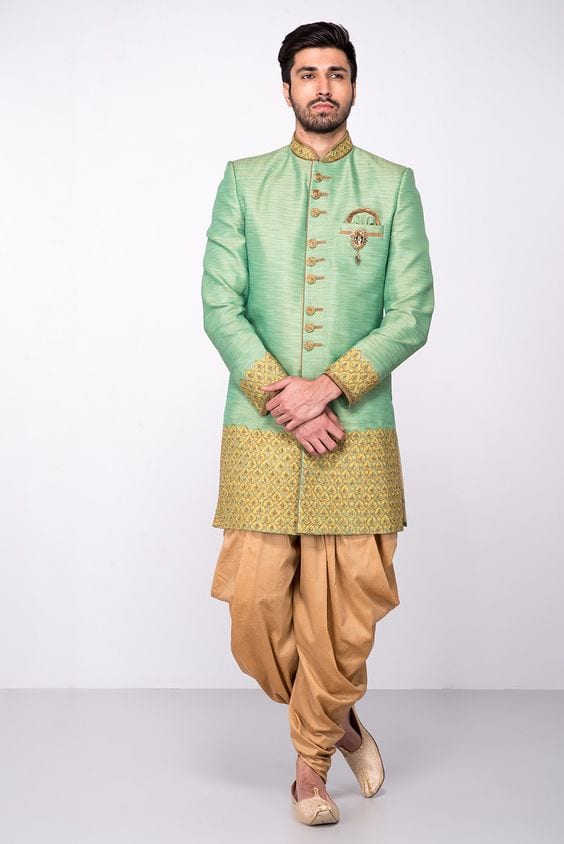 dhoti kurta for mehndi