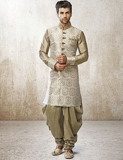 dhoti outfit for Sangeet