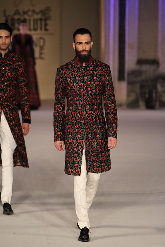 floral sherwanis