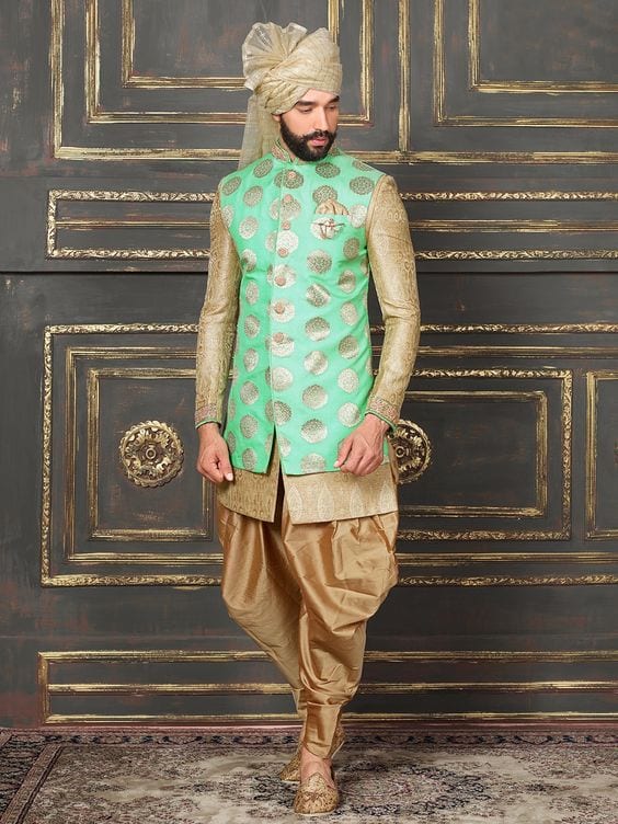 green jacket for mehndi