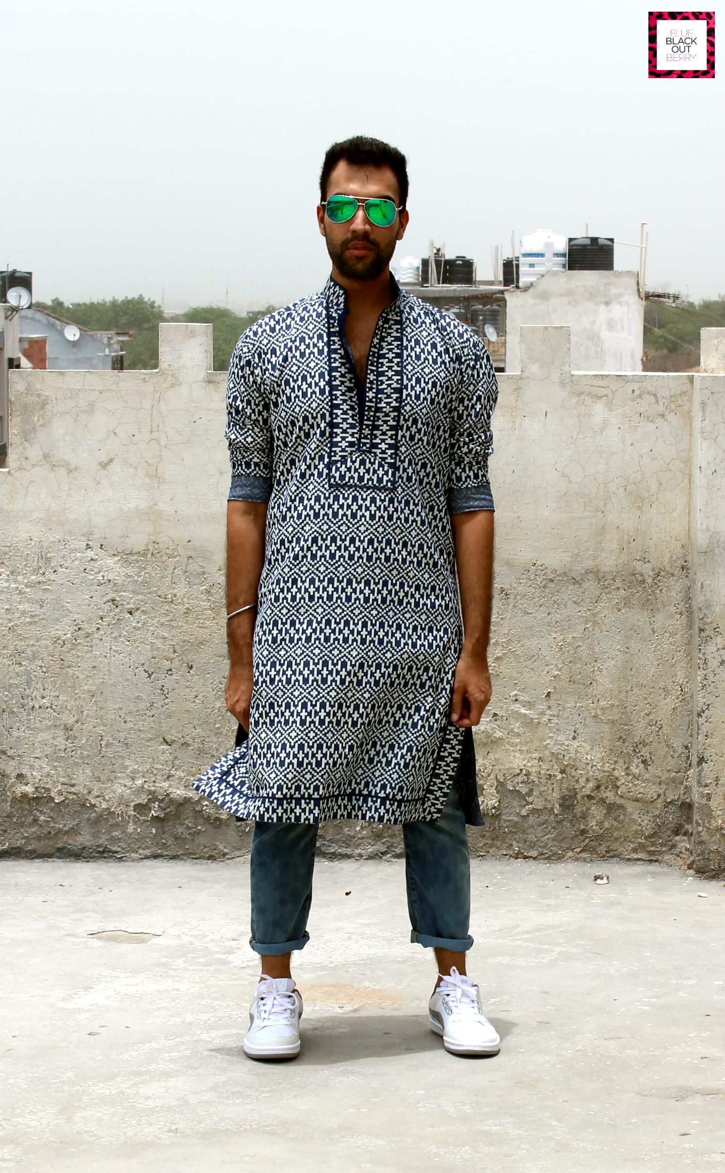 kurta styled with jeans