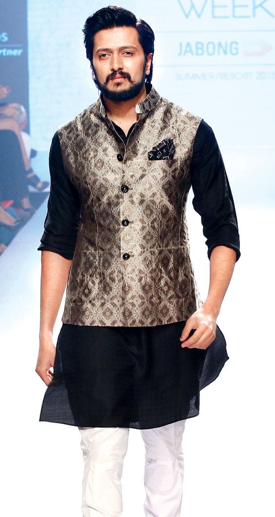 ritesh deshmukh nehru jacket